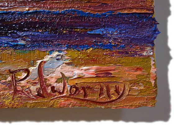 Original Oil Painting Cat