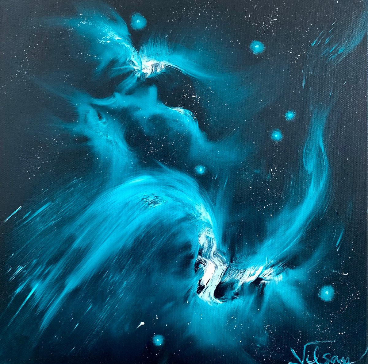 Interstellar 21 By Veronica Vilsan, 16 X 16, Artwork For Sale On Artfinder