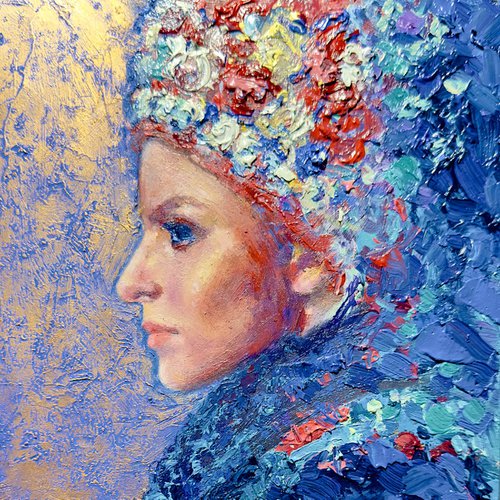 Blue And Red by Nataliia Zaharuk