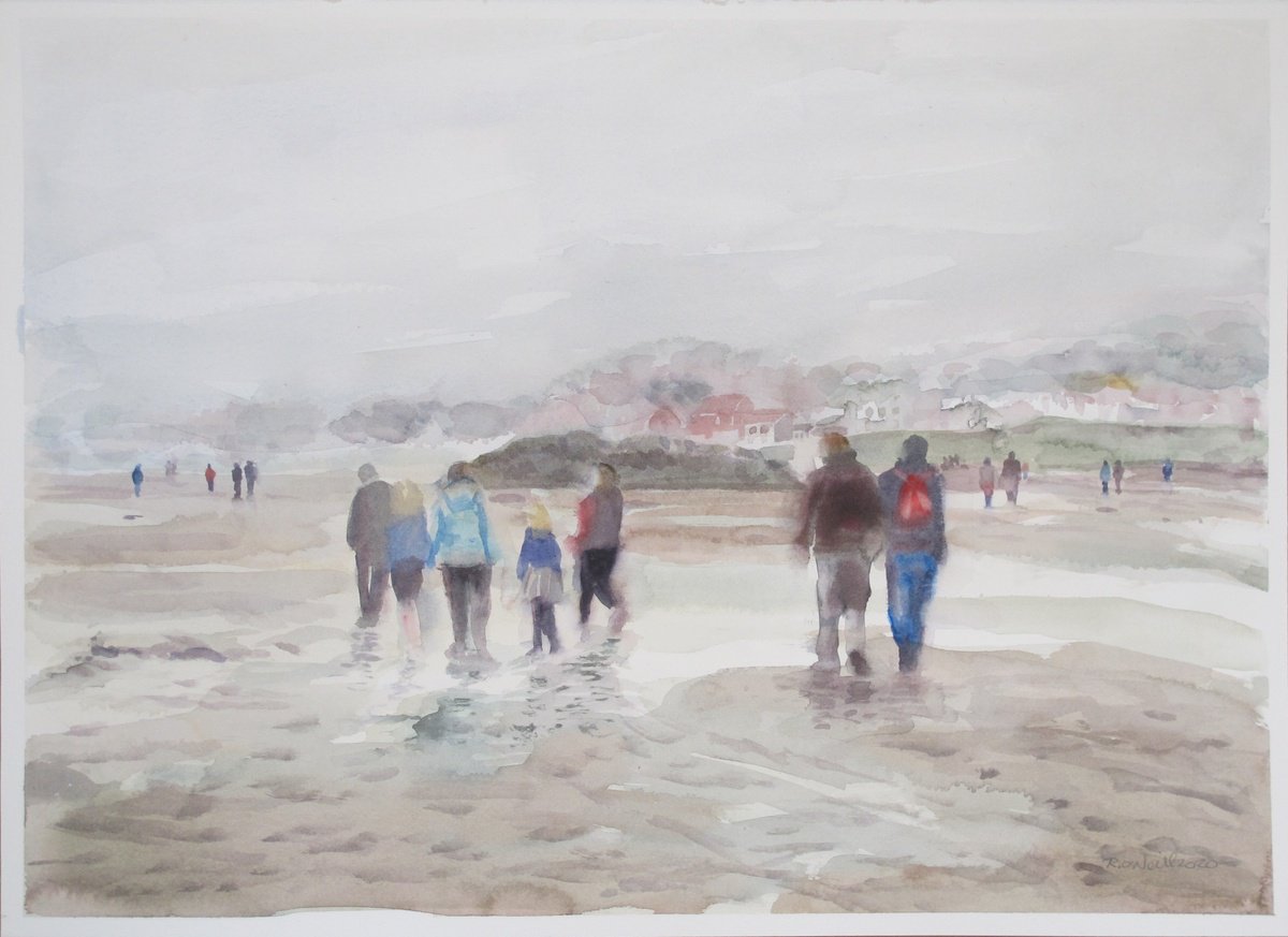 Impressionistic Watercolour , Walk From St Michael