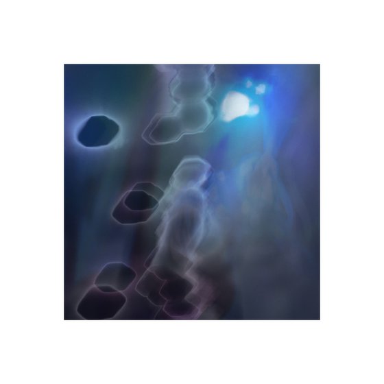 Shop #1 Night (Blue Magenta) Soho London