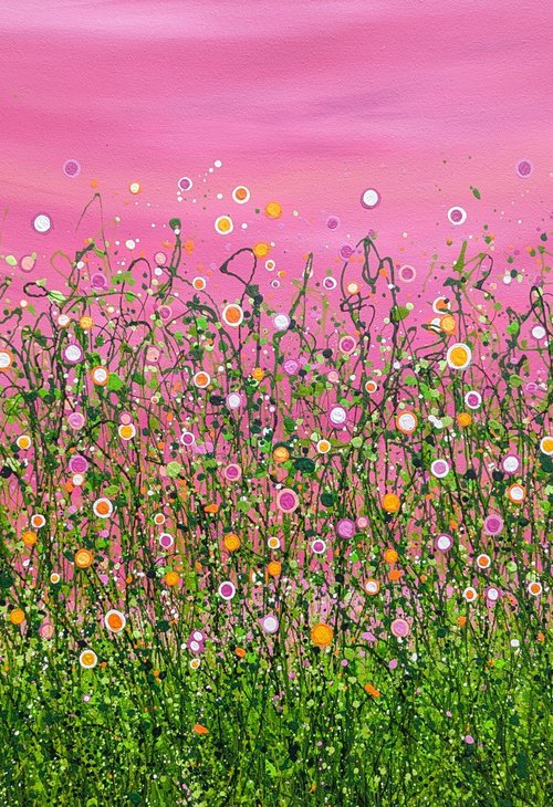 Blushing Confetti Meadows #5 by Lucy Moore