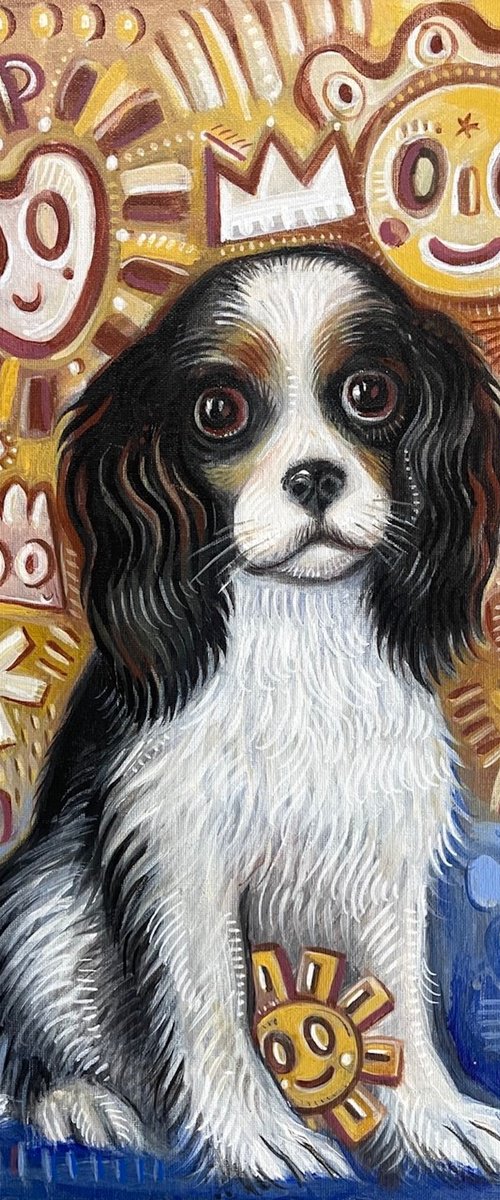 DOG PORTRAIT, COMMISSION by Angel