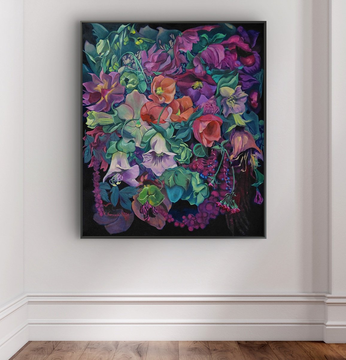 Where I Go When The World Gets Too Loud By Karolina Franceschini, 43 X 55, Artwork For Sale On Artfinder