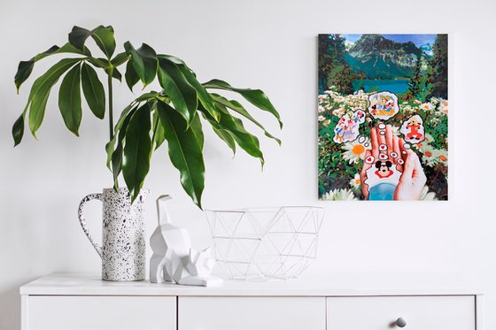 Dreams in a field of daisies