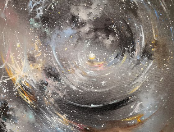 Original Abstract painting, Universe wall art