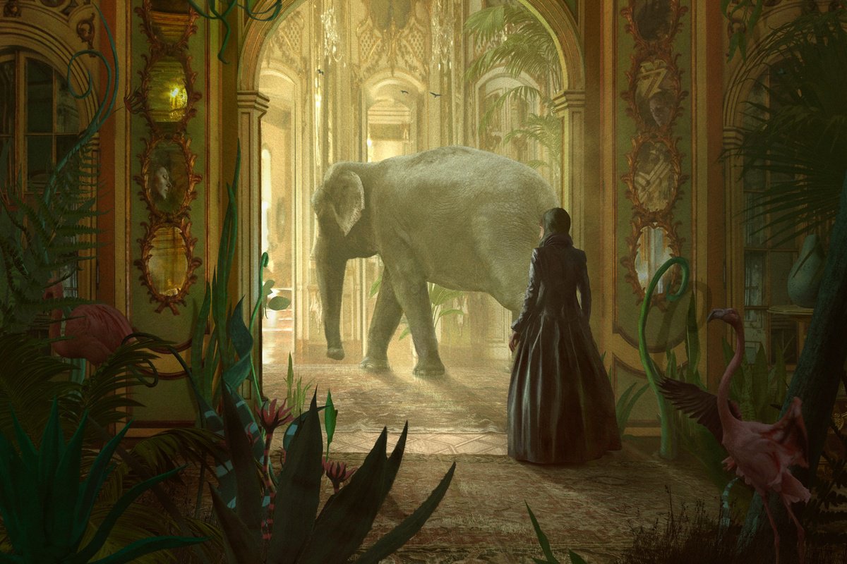 Surrealistic Animal Photograph By Nikolina Petolas, 26 X 17", The Lost Monarch, Original Artwork