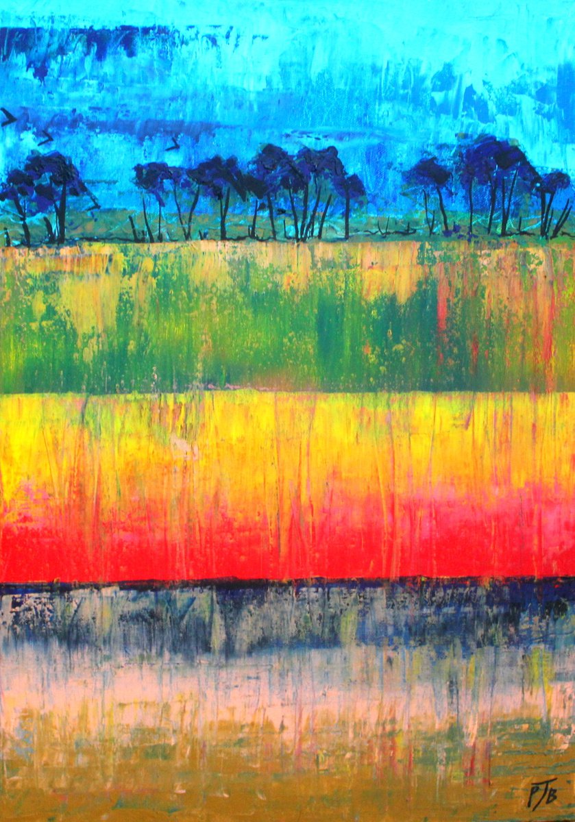 Landscape Strata Ii By Paul J Best, 17 X 24, Artwork For Sale On Artfinder