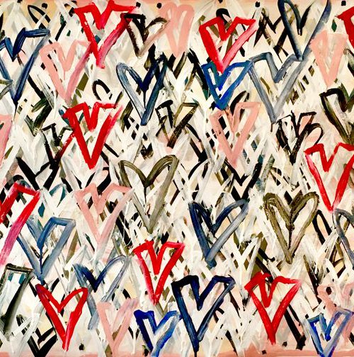 Abstraction Hearts by Mercedes Lagunas