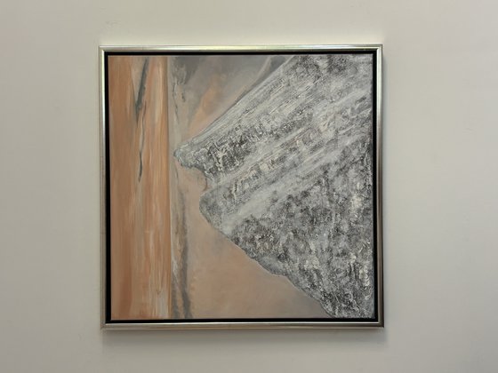 „Where silence dwells“ 74x74x4 cm