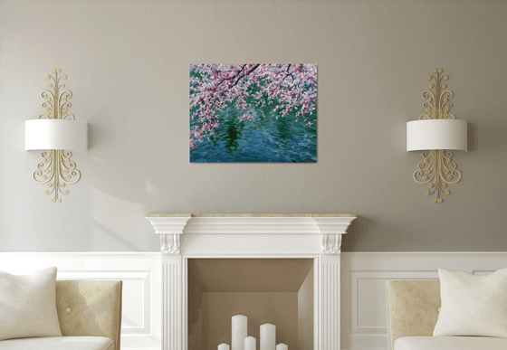 "Flowers over the water"