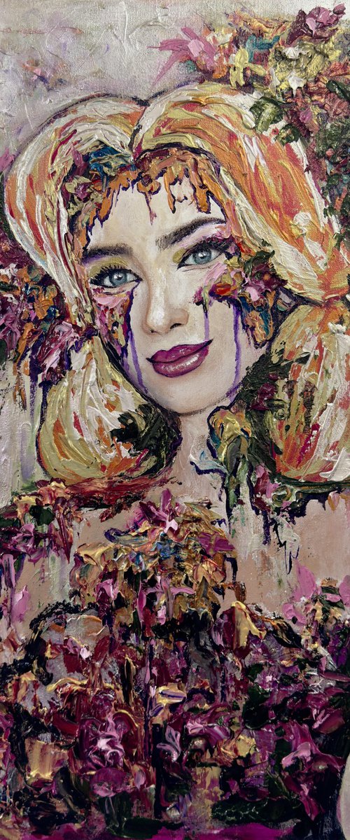 “Unspoken Colors”self-portrait by Elena Adele Dmitrenko