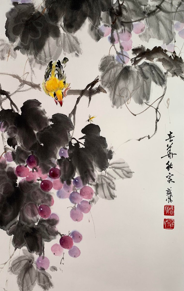 Fruitful, Original Art by Fiona Sheng