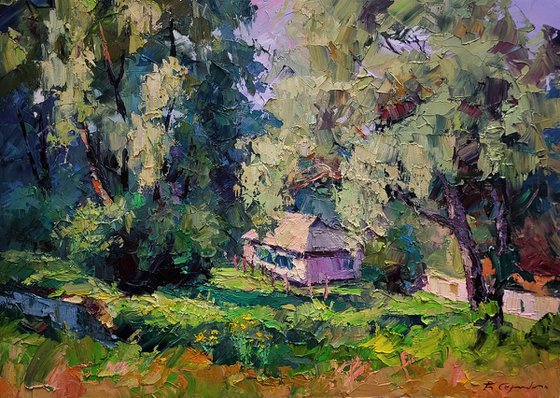 House among Greenery