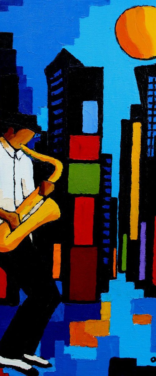 Jazz Time Square by Olivier Boissinot