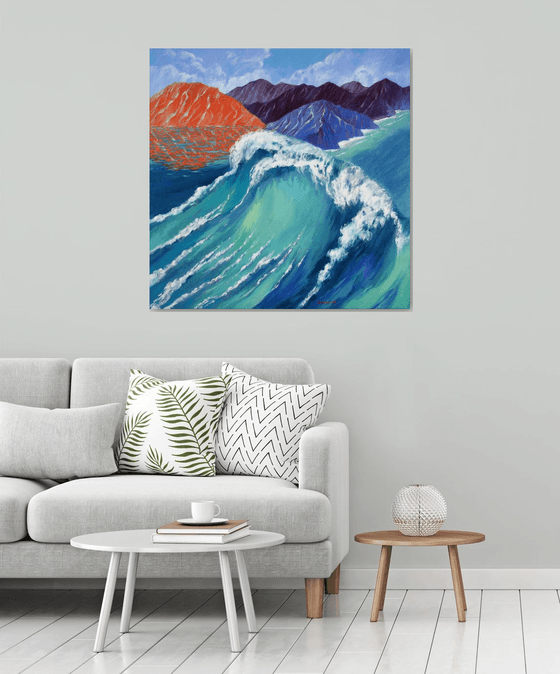 The Wave - 100X100cm