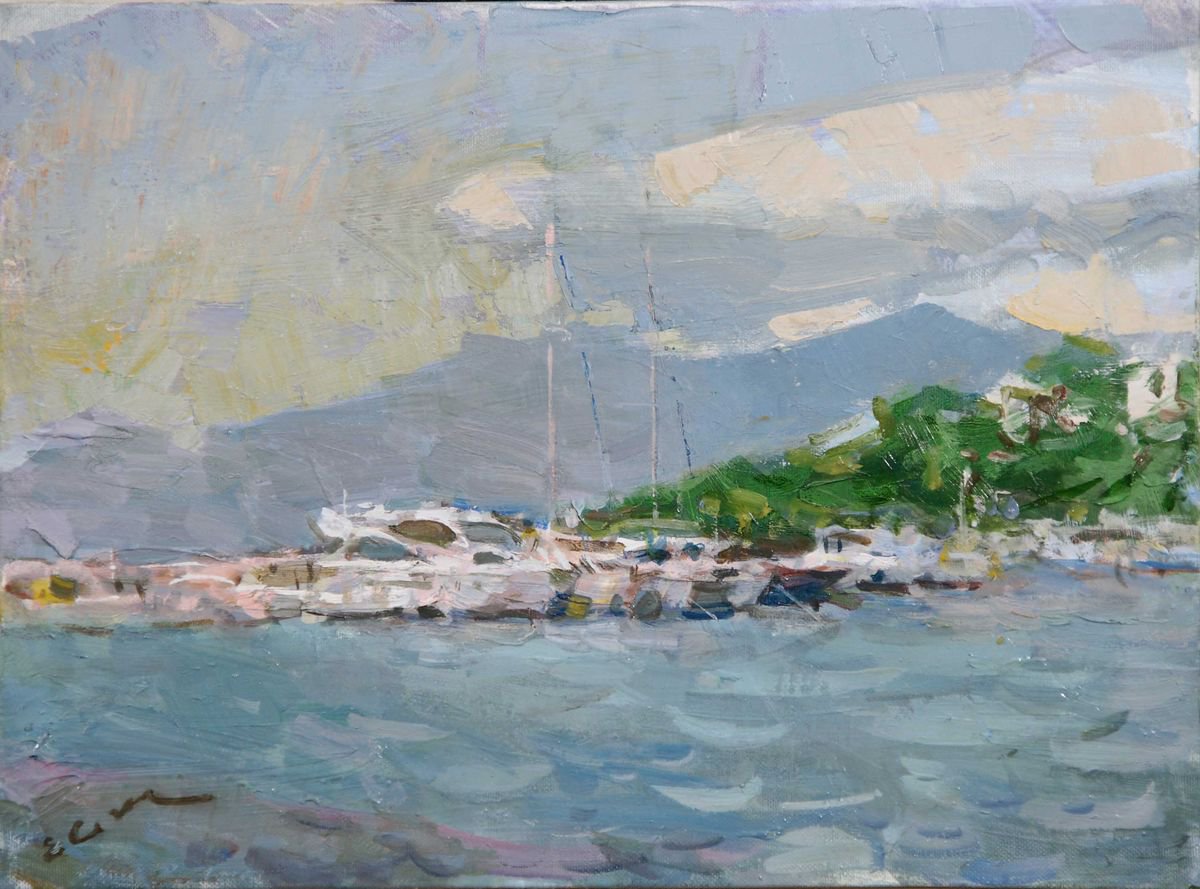 Brela, Croatia ,yachts. by Eugene Segal