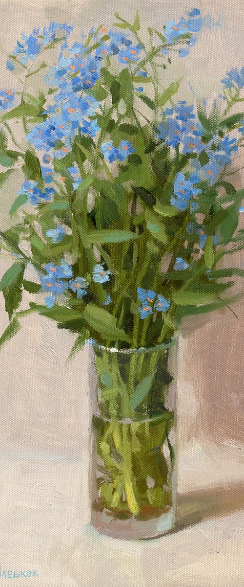 Forget-me-nots by Alexey Pleshkov