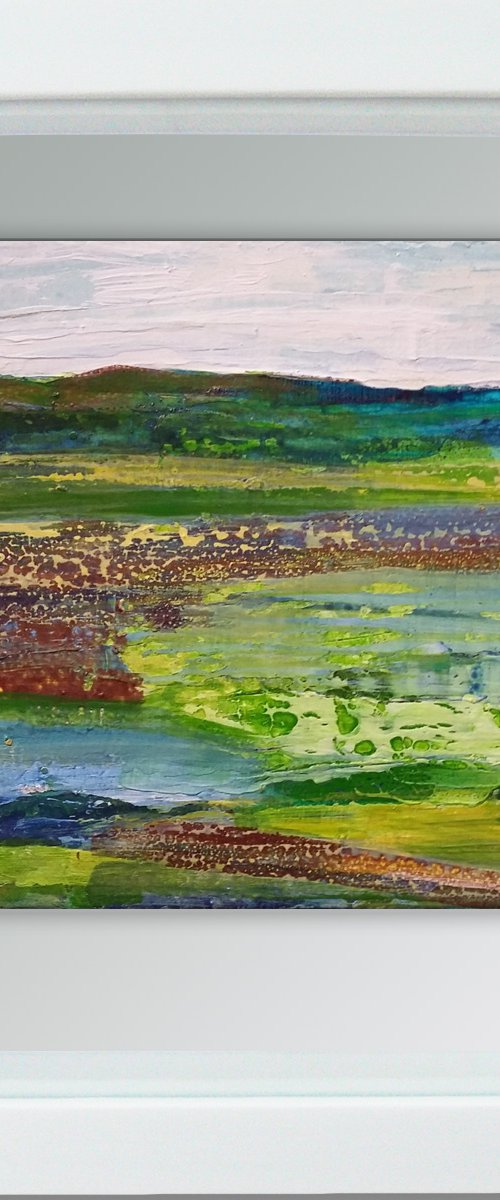 Abstract landscape #36 by Carolynne Coulson