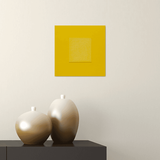GOLDEN DREAM - Modern 3D Geometric Painting
