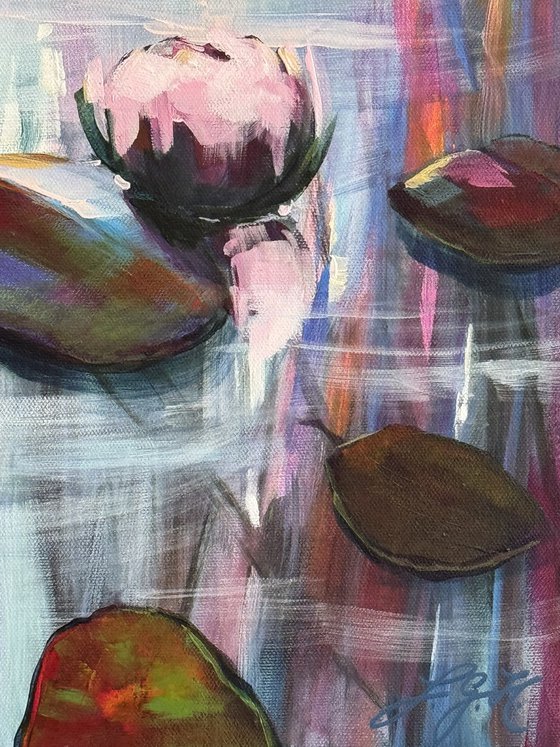Love The LIght With Water Lilies 3