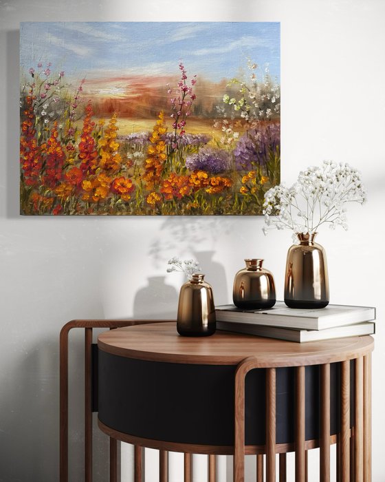 A meadow in bloom