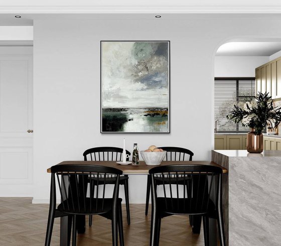 Fading Light Over Still Ground