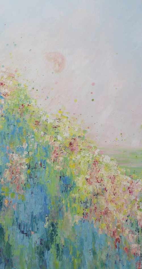 The Pink Moon by Therese O'Keeffe