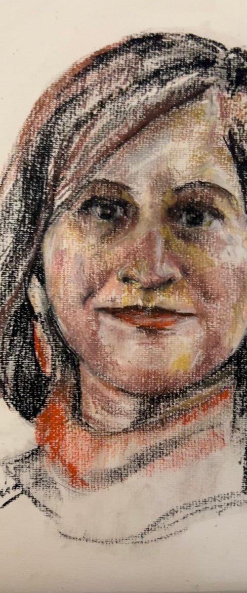 Portrait of a lady by Shazia Mufti