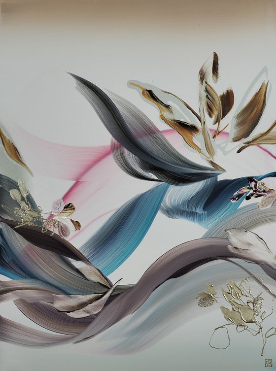 The Flow of Living Color Triptych