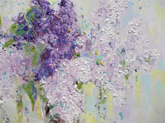 Lilacs - Oil Painting