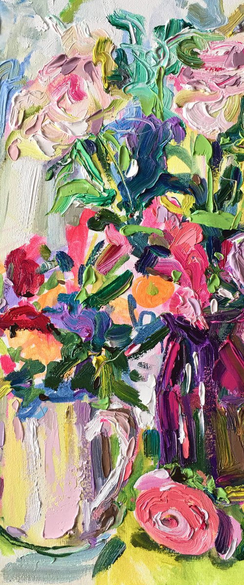 Bright Flowers by Ole Karako
