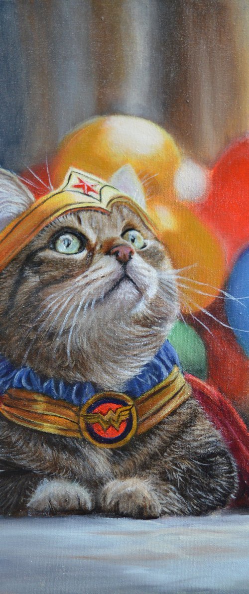 Wonder Cat by Maria Arias