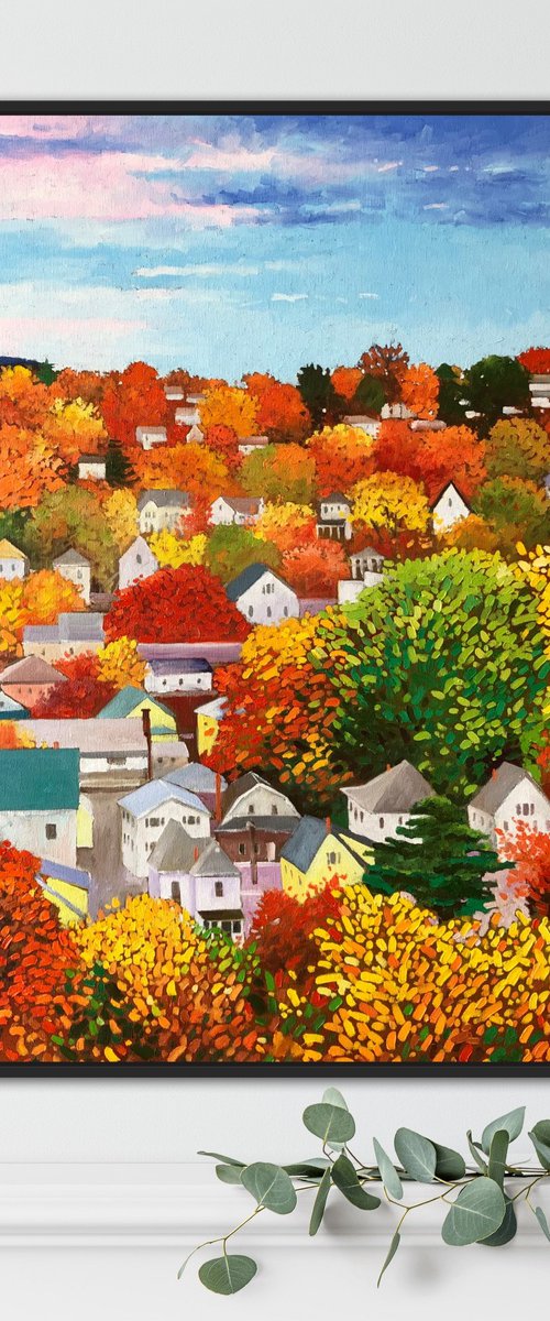 Fall in Vermont by Volodymyr Smoliak