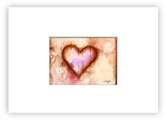 Love Unfolding no. 27 - heart Watercolor by Kathy Morton Stanion