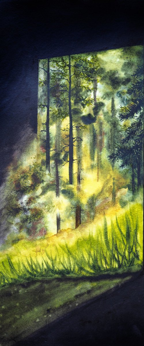 Forest coming by Delnara El
