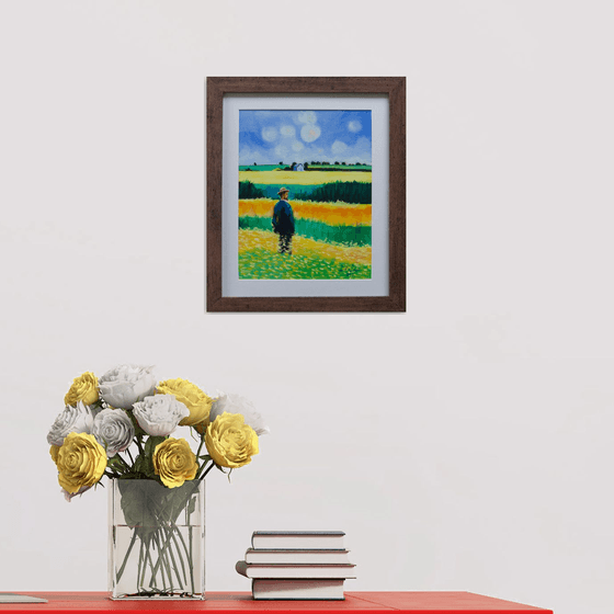 Van Gogh in a Field