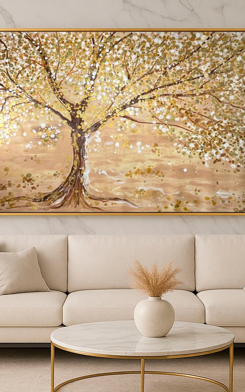 Golden Tree by Alexandra Dobreikin