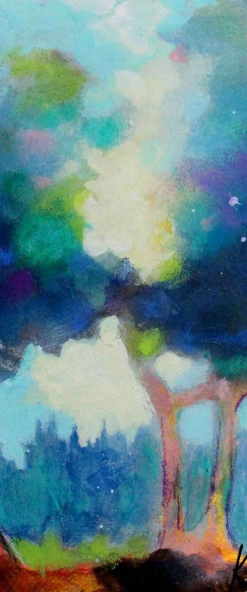 Blue Trees by Kerri McCabe