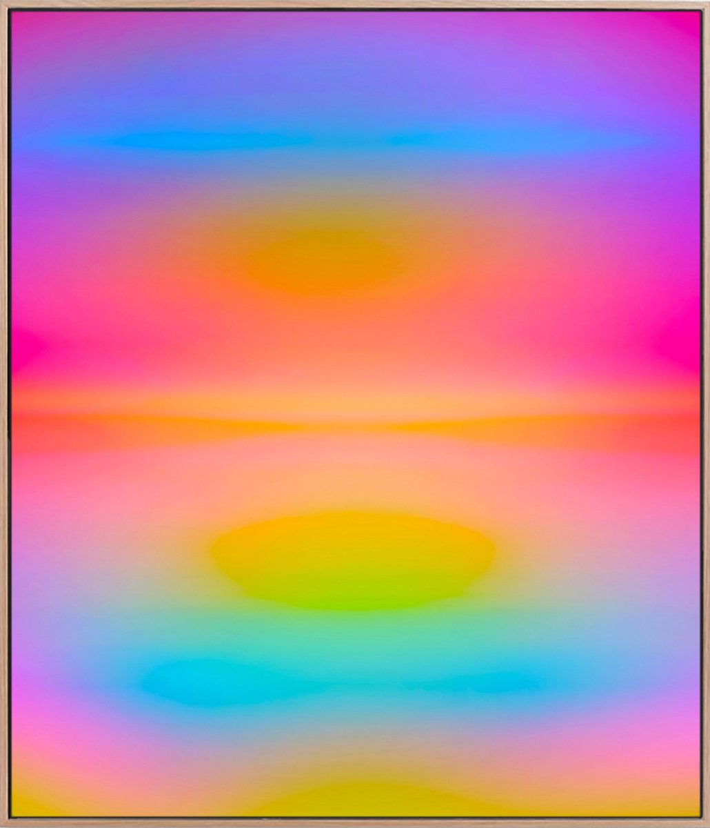 Organic Landscape Acrylic Painting By Jonas Peres, 24 X 28, Is Love, Study 1, Original Artwork