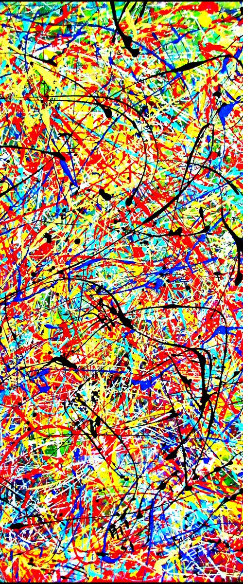 FRESHNESS,  Pollock inspired by Tomaž Gorjanc - Tomo