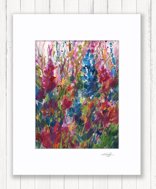 Serenade - Abstract Flower Painting by Kathy Morton Stanion by Kathy Morton Stanion