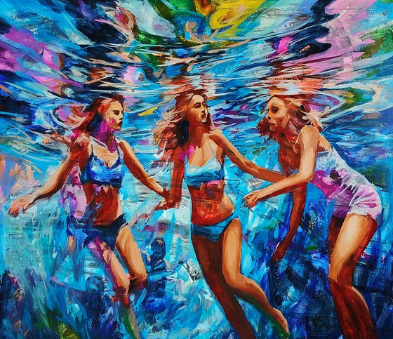 Floating silhouettes