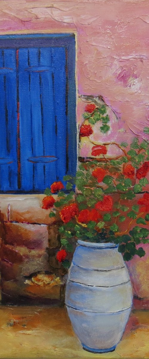 Blue Shutters by Maureen Greenwood