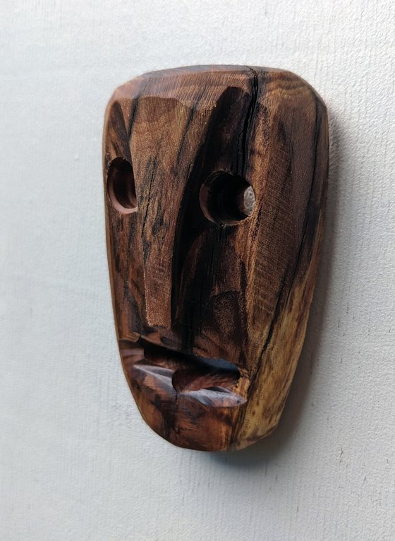 Cherry wooden mask