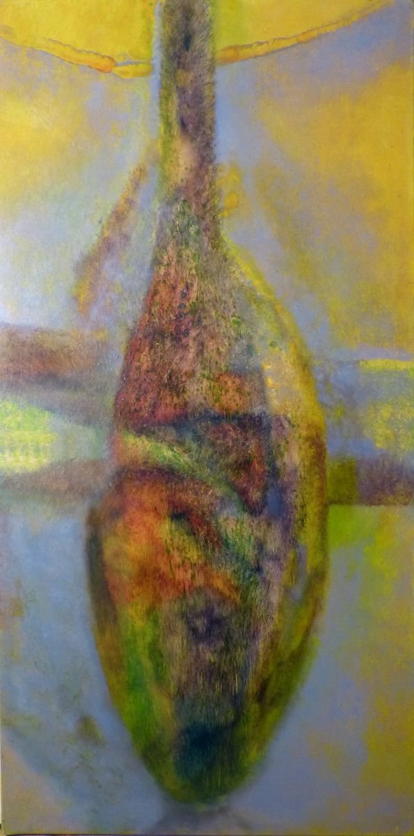 Amphore, oil on canvas 60x120 cm by Frederic Belaubre