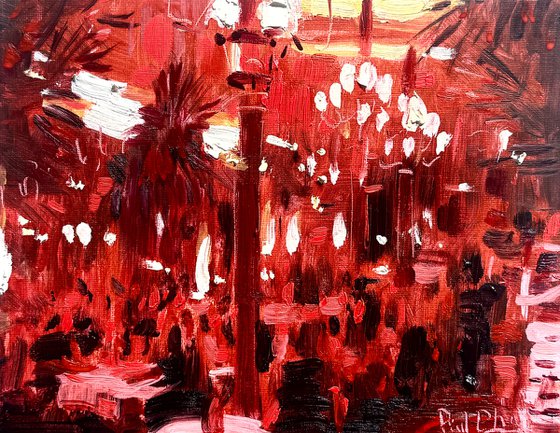 Dinner in Red