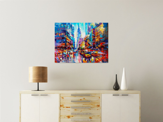 Abstract cityscape (New York)