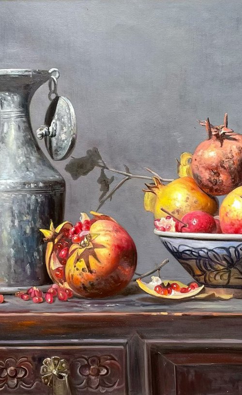 Still life painting c250 by Kunlong Wang