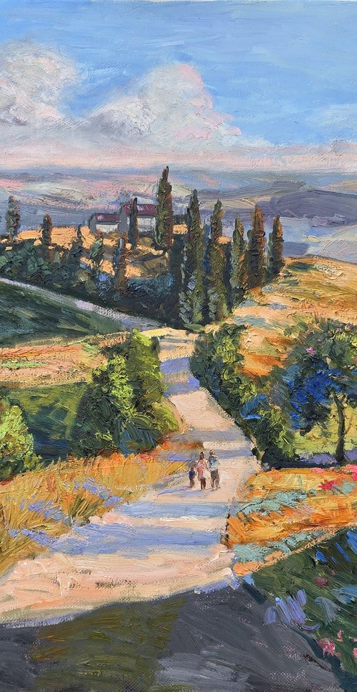 A Road Through Tuscany by Gulshaba Abbasova